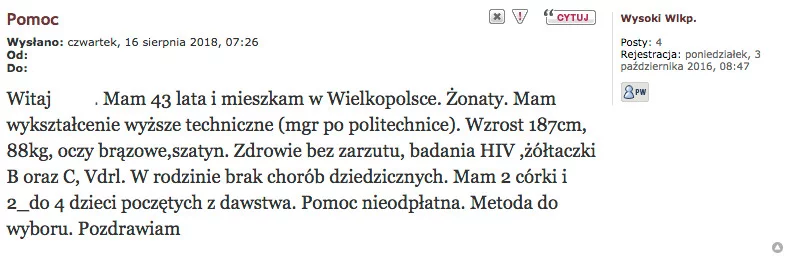"Pomoc" w zapłodnieniu.
