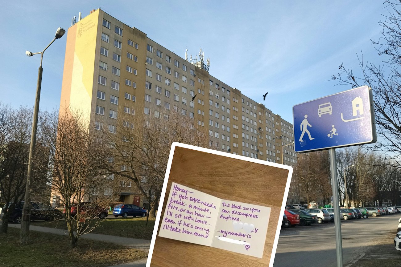Liścik od sąsiadki nią wstrząsnął. Takiej reakcji na płacz dziecka się nie spodziewała