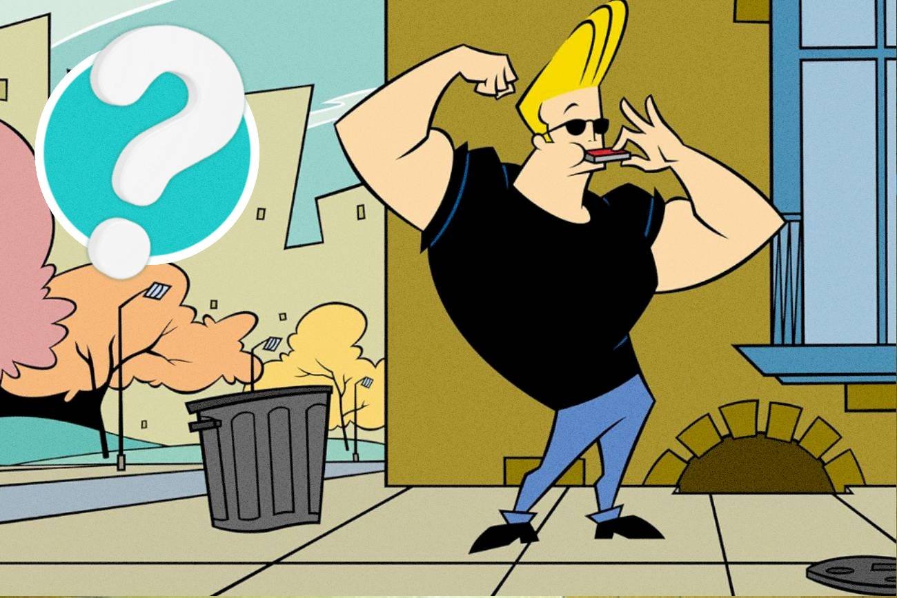kadr z serialu "Johnny Bravo"