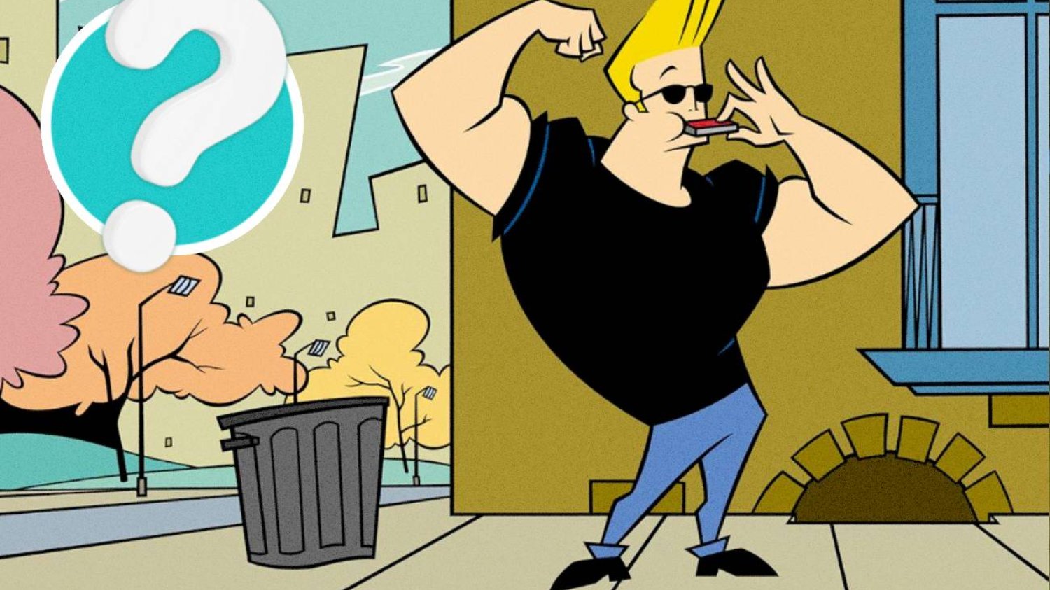 kadr z serialu "Johnny Bravo"