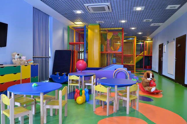 Tak wygląda wnętrze miejsc dla dzieci w Hotelu Czarny Potok.