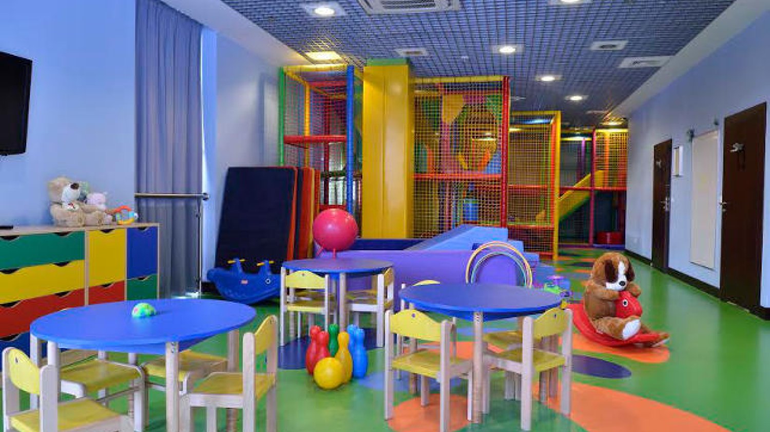 Tak wygląda wnętrze miejsc dla dzieci w Hotelu Czarny Potok.