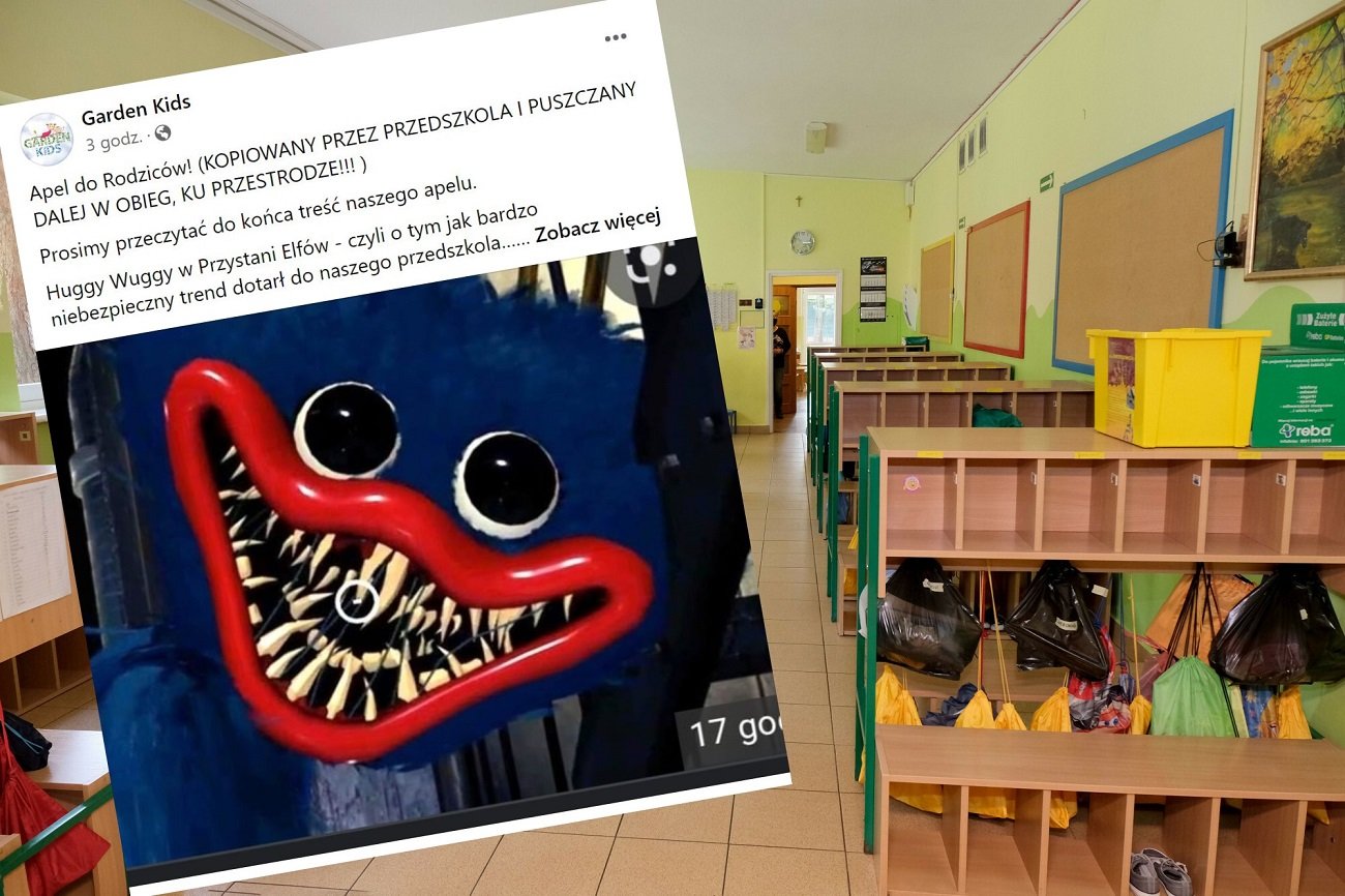 Huggy Wyggy w przedszkolach