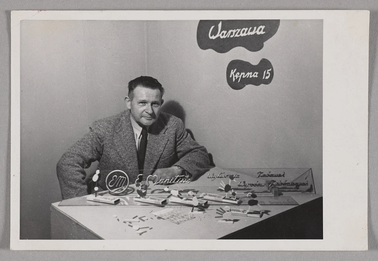 Edward Tadeusz Manitius (1902-1975), przemysłowiec, projektant, właściciel Wytwórni Zabawek i Wyrobów Zdobniczych przy ul. Kępnej 15 w Warszawie