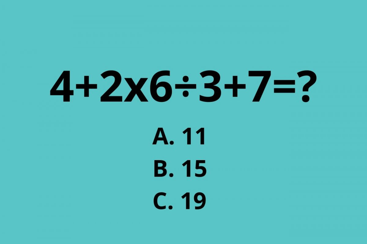 To zadanie z 4 klasy przerasta dorosłych. Obliczysz bez kalkulatora w 30 sekund?