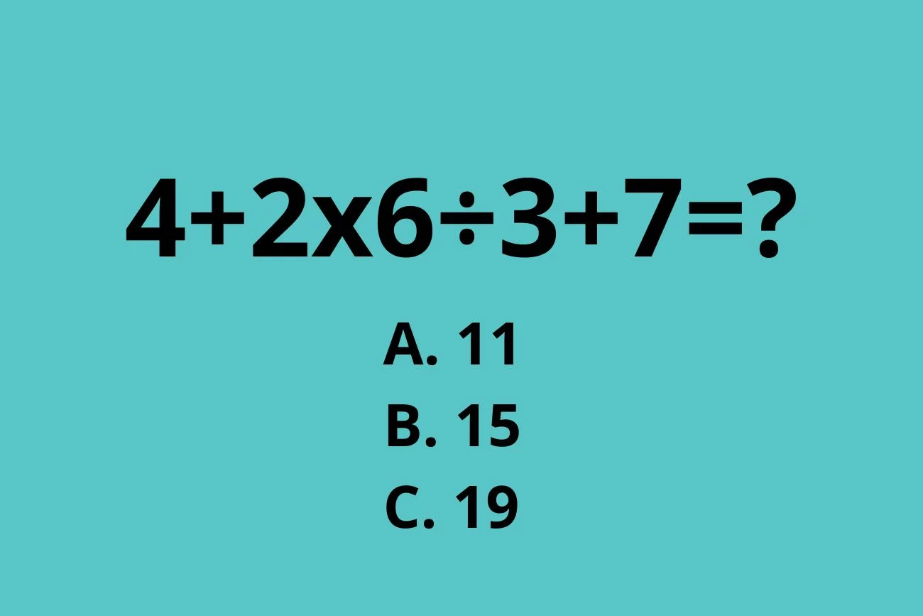 zagadka matematyczna z podstawówki