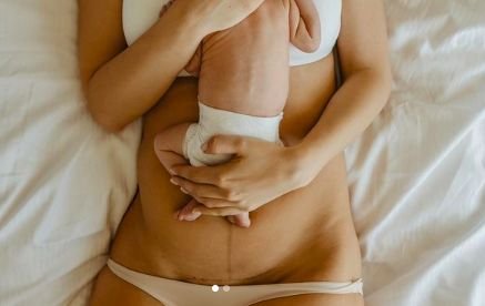 brzuch po cesarskim cięciu, blizna po cc, Kaludia Halejcio