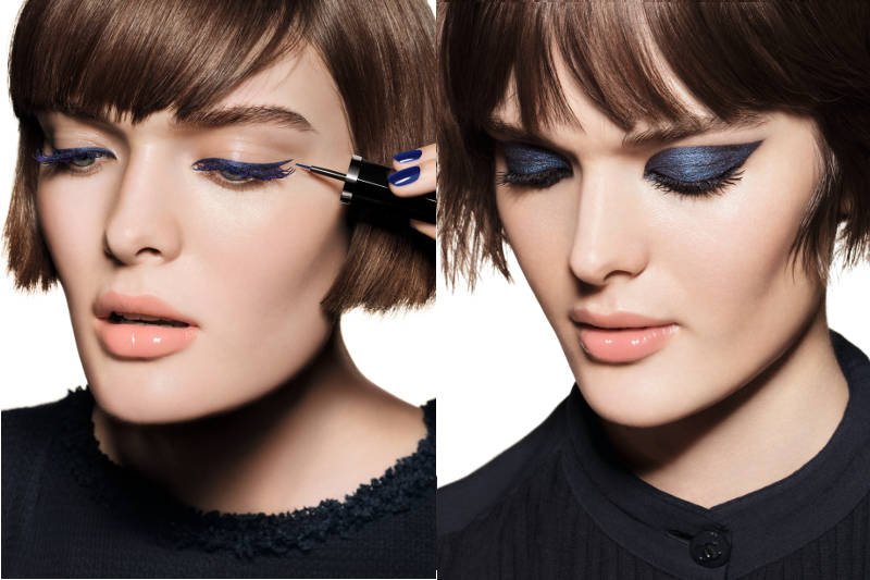 Zdjęcia z kampanii makijażu Blue Rythm 2015 Chanel