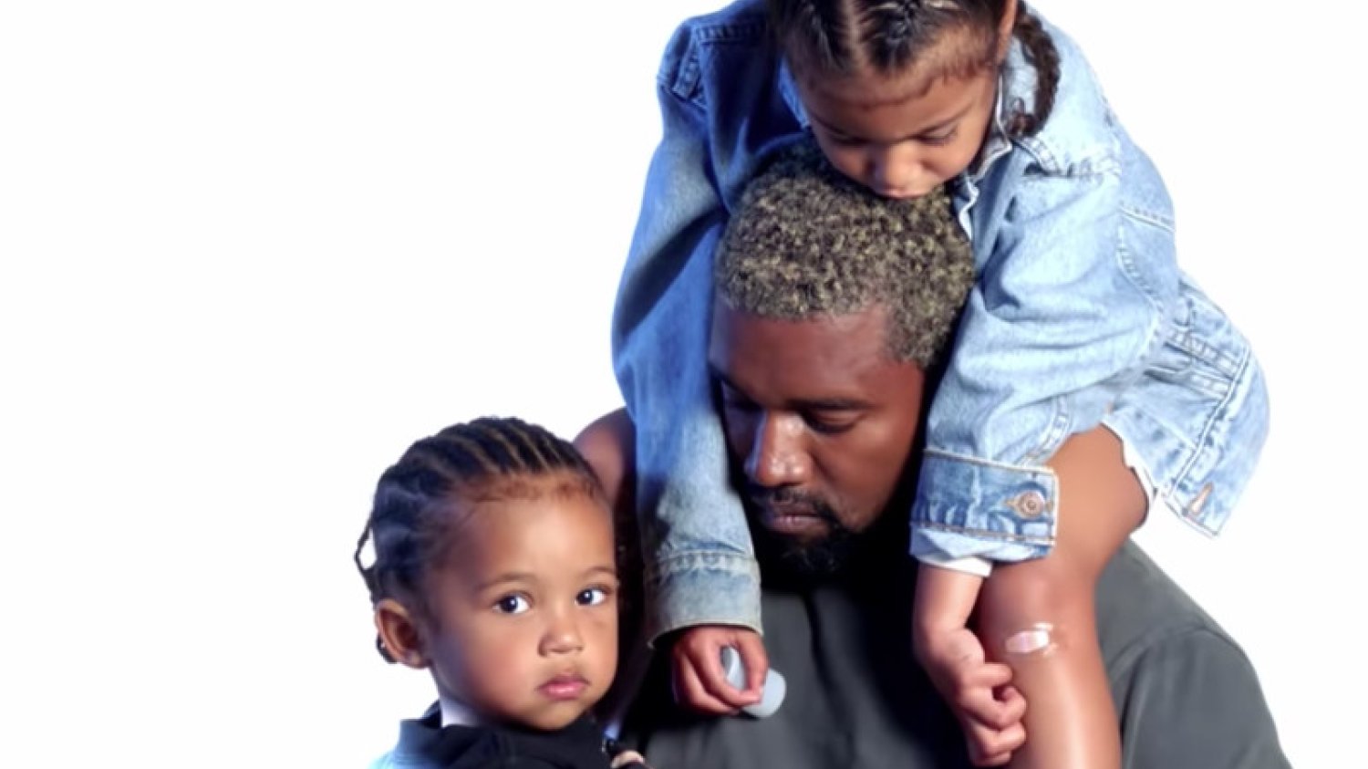 Kanye West z dziećmi