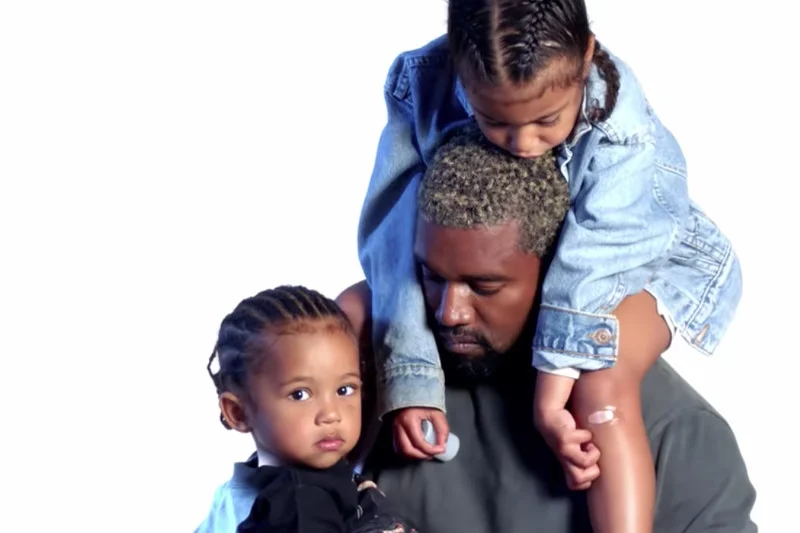 Kanye West z dziećmi