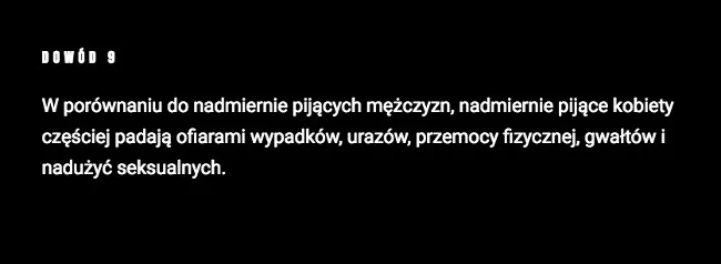 Jeden z dowodów na słabość uzależnionych kobiet