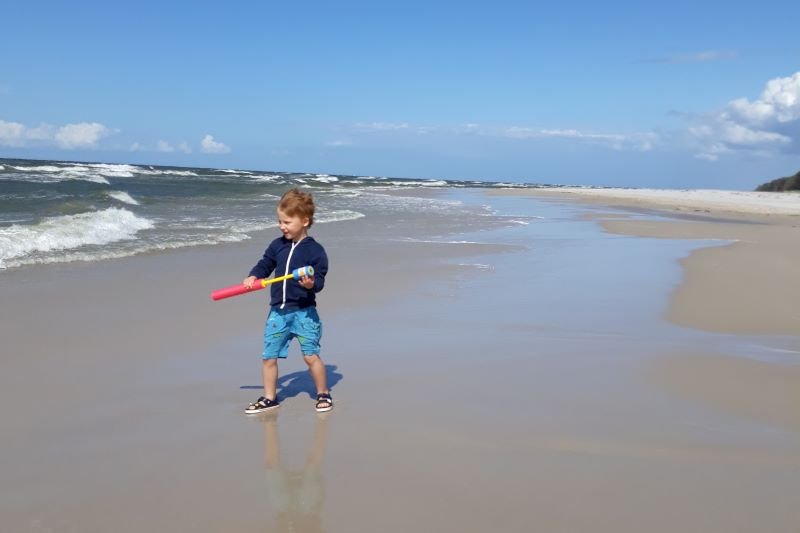 Czasem na plaży byliśmy prawie sami