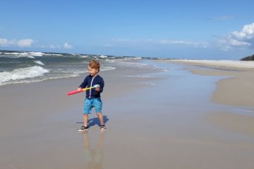 Czasem na plaży byliśmy prawie sami