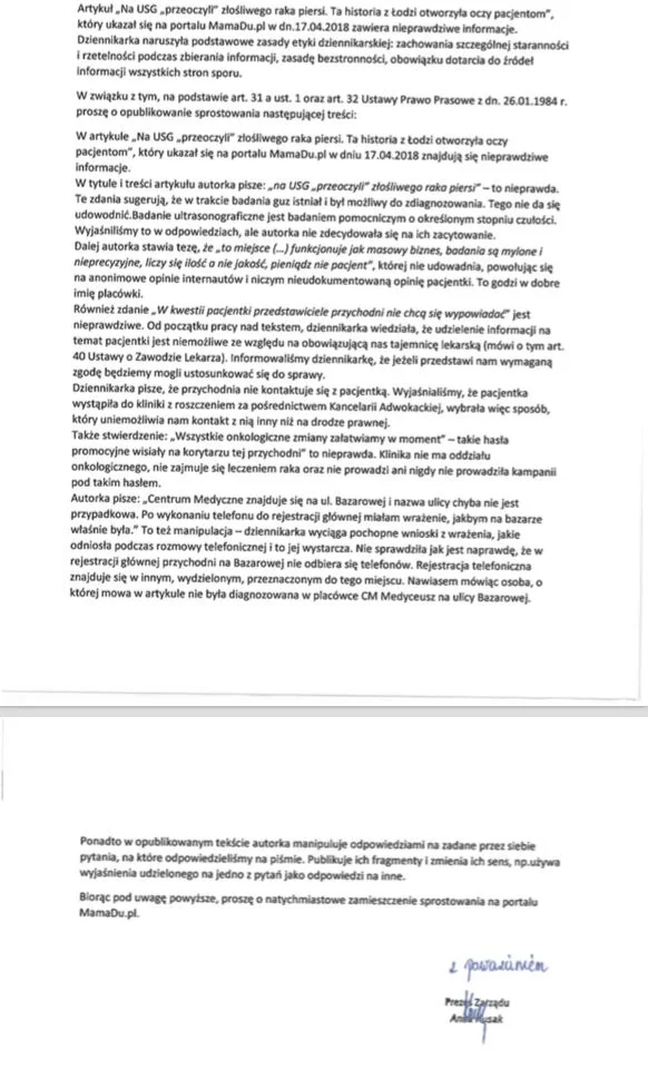 E-mail nadesłany 19.04.2018 r.