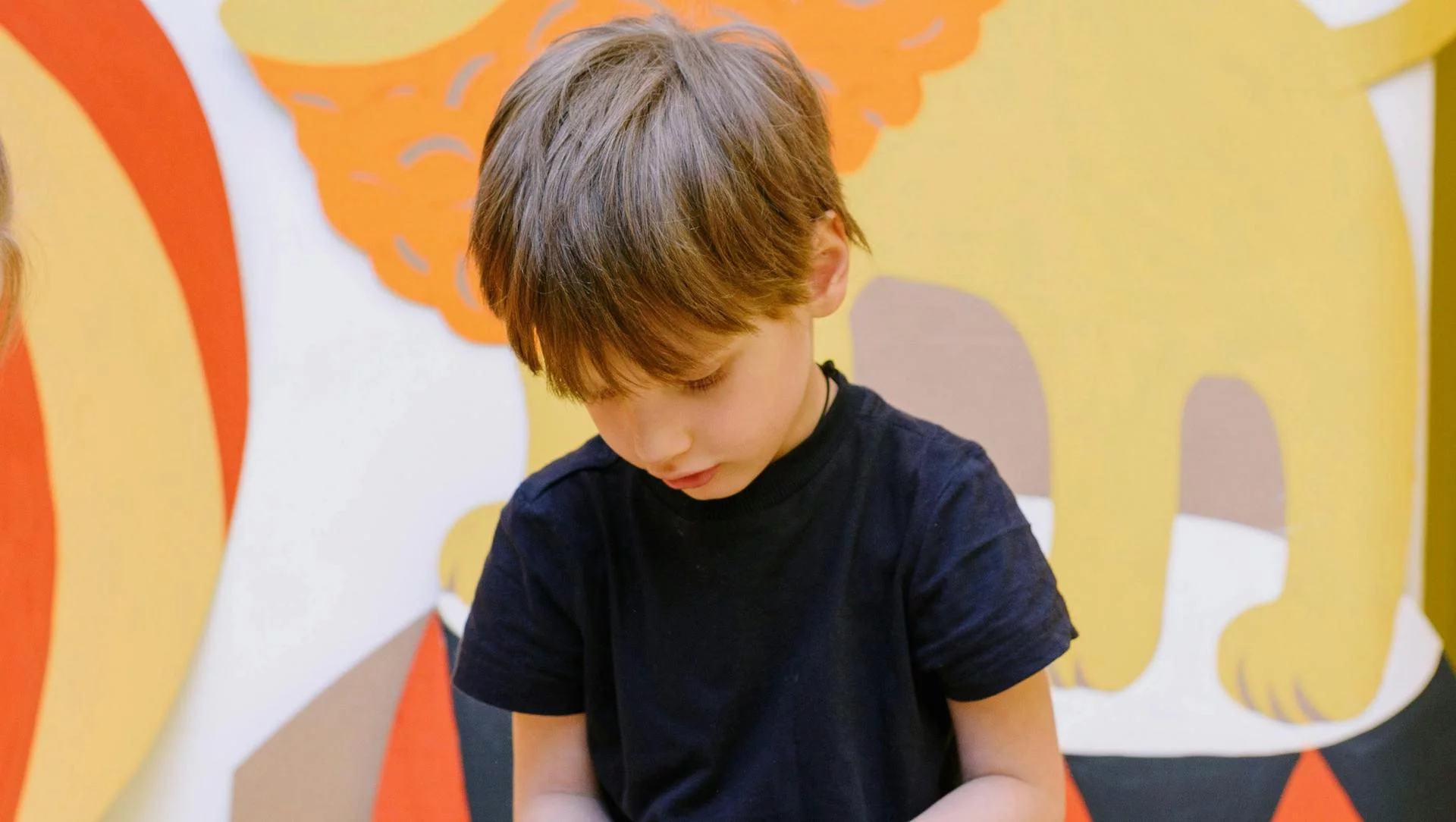 chłopiec w przedszkolu