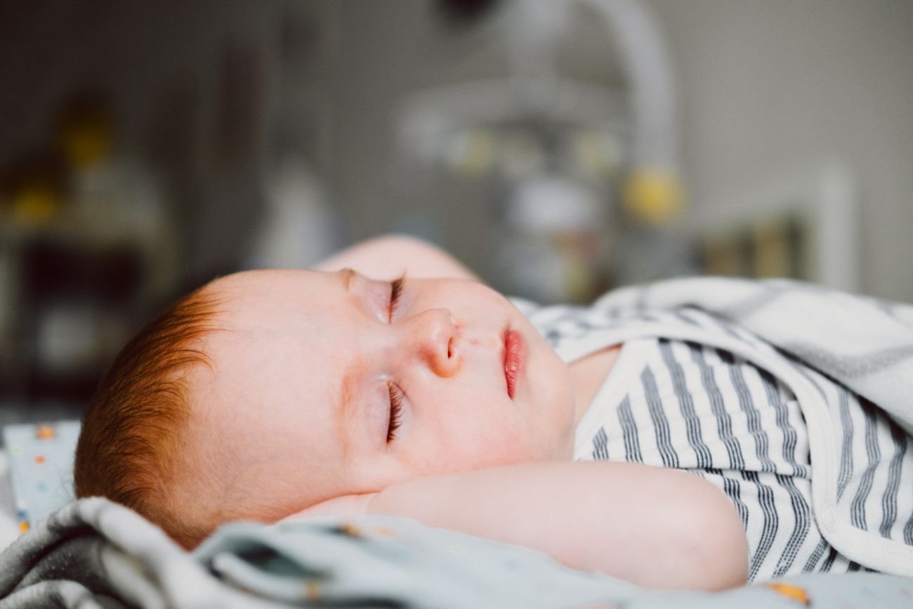 śpiące niemowlę