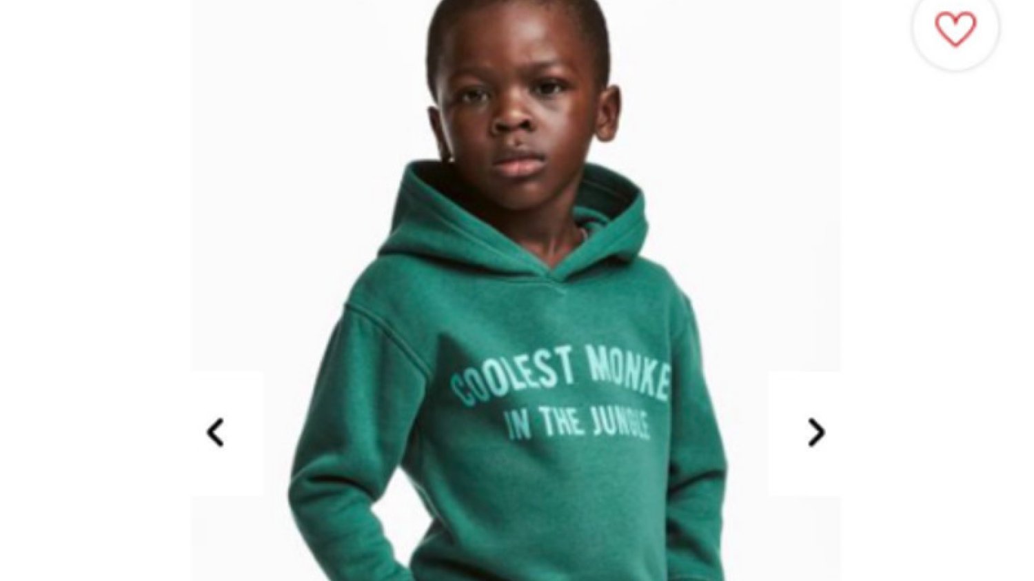 Afera H&M wokół napisu na bluzie czarnoskórego chłopca.