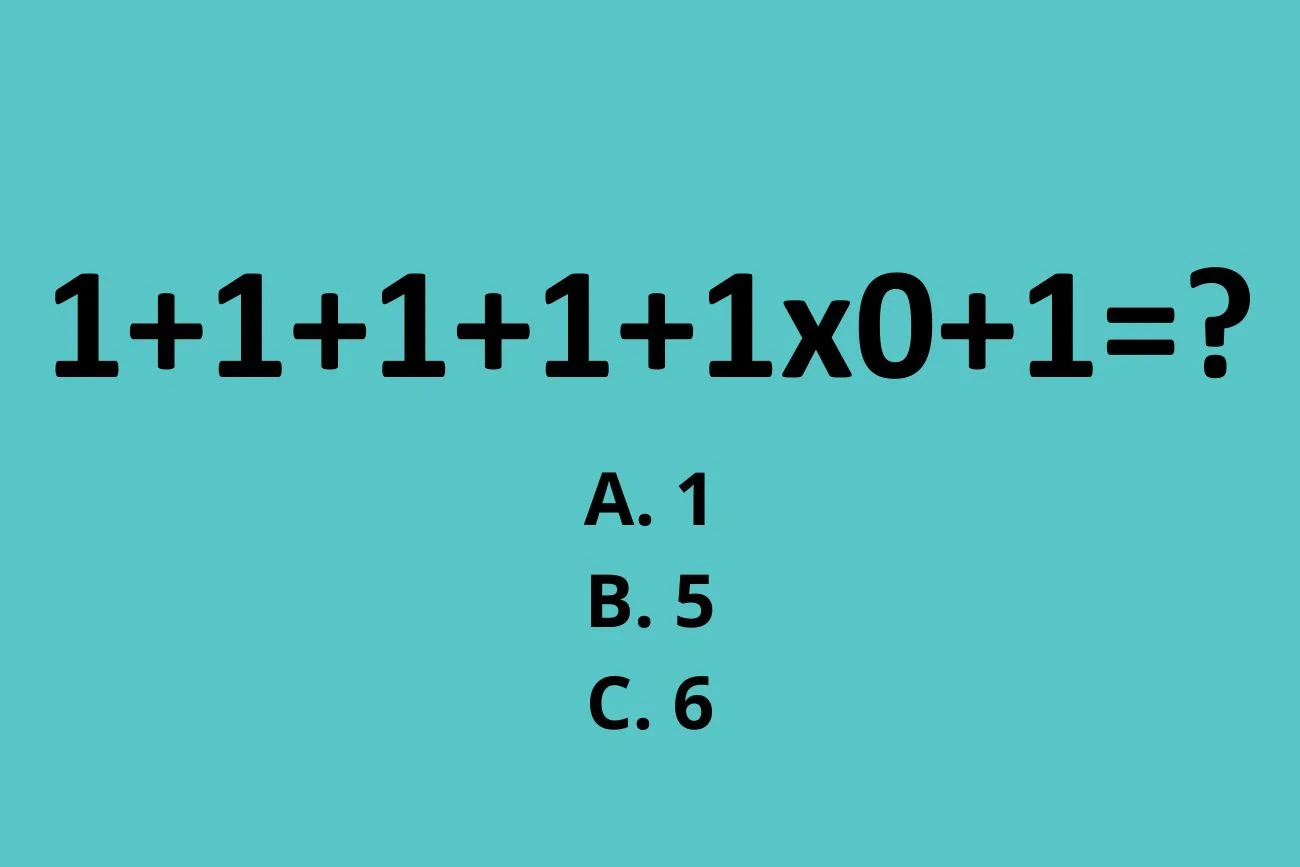 zagadka matematyczna z jedynkami
