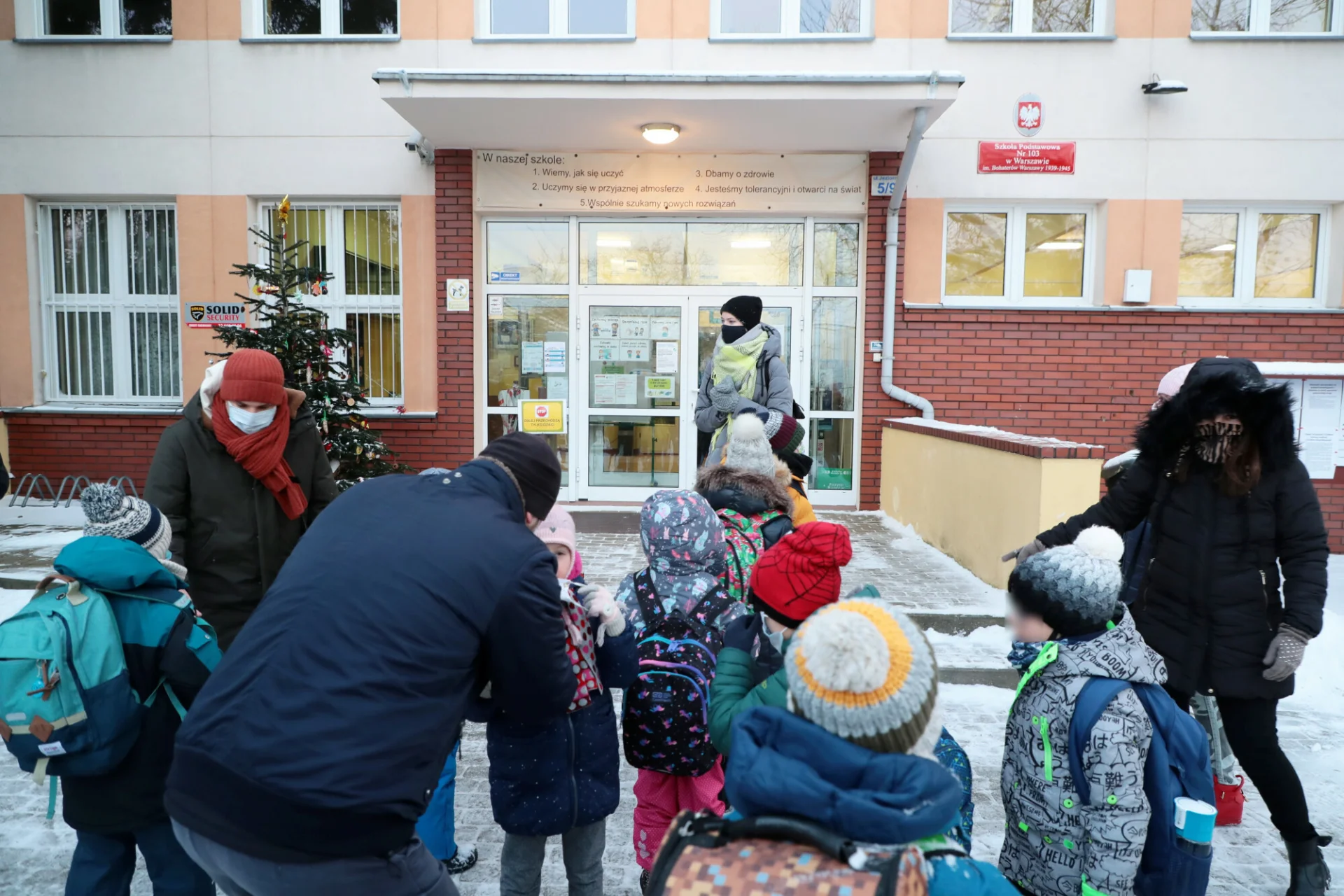 zima w szkole, lekcja zdalne, zdalne 2022/2023