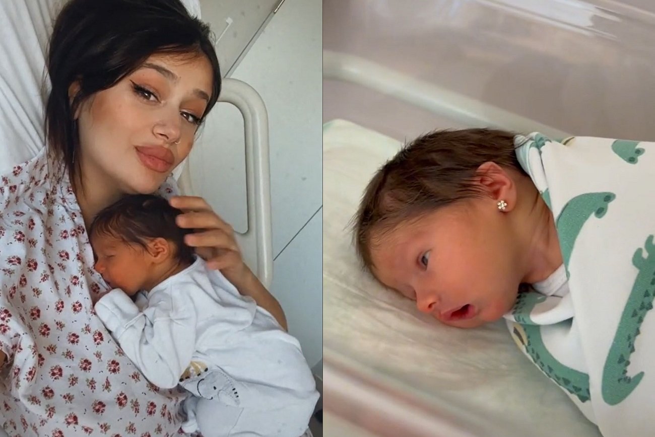 kolczyki dla niemowlaka