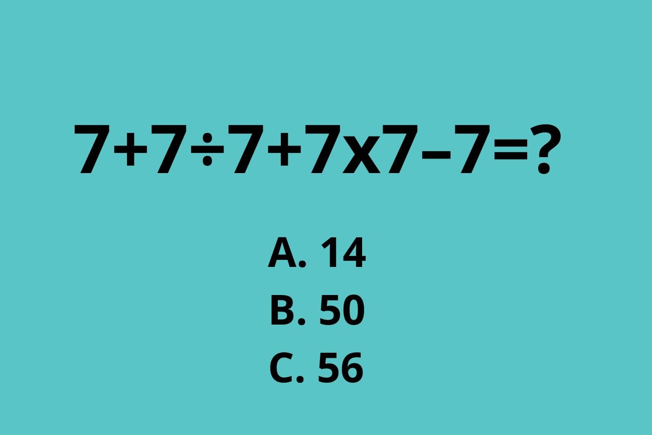 Sześć siódemek, które zmyliły dorosłych. Dzieci rozwiążą to zadanie w mgnieniu oka