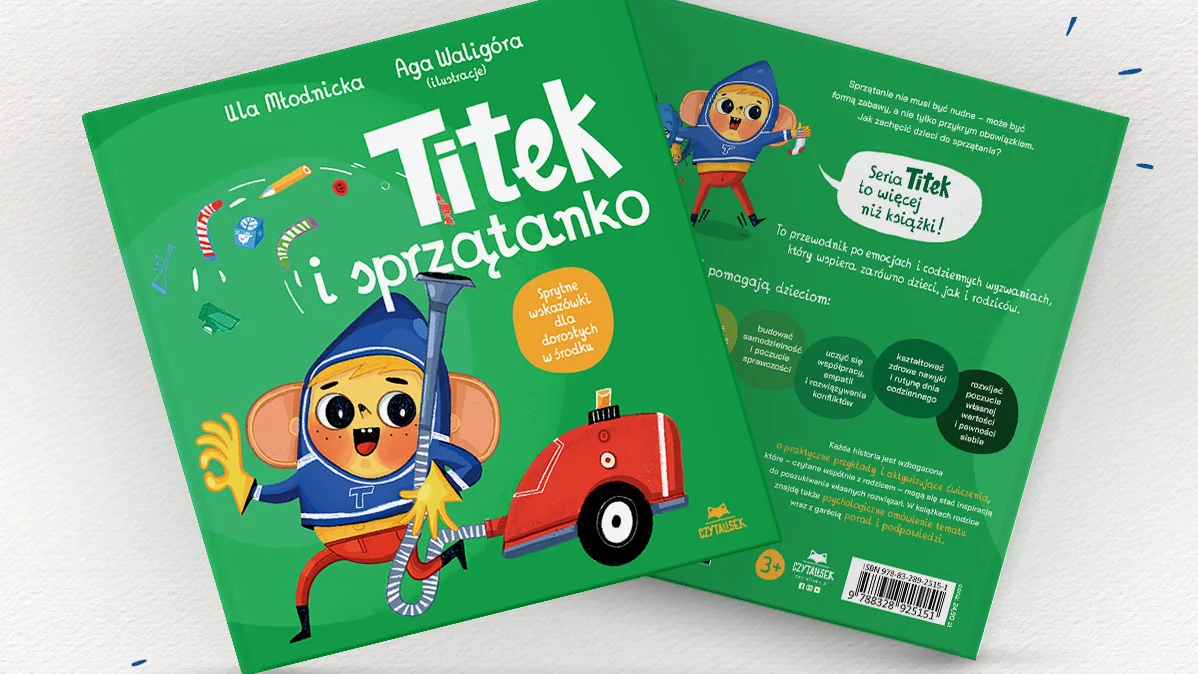 Titek: mały przyjaciel wielkich emocji. Nowa seria książeczek wspierająca rozwój przedszkolaków