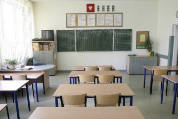 Pusta klasa lekcyjna