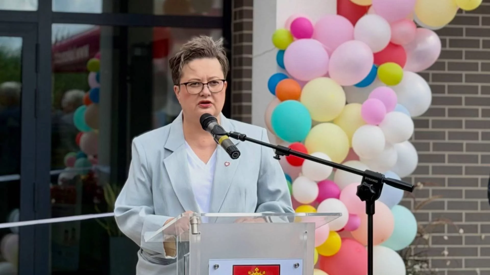 Katarzyna Lubnauer podczas przemówienia