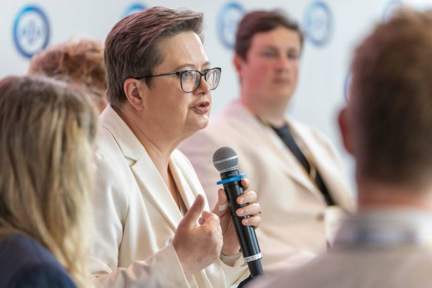 Katarzyna Lubnauer podczas przemówienia