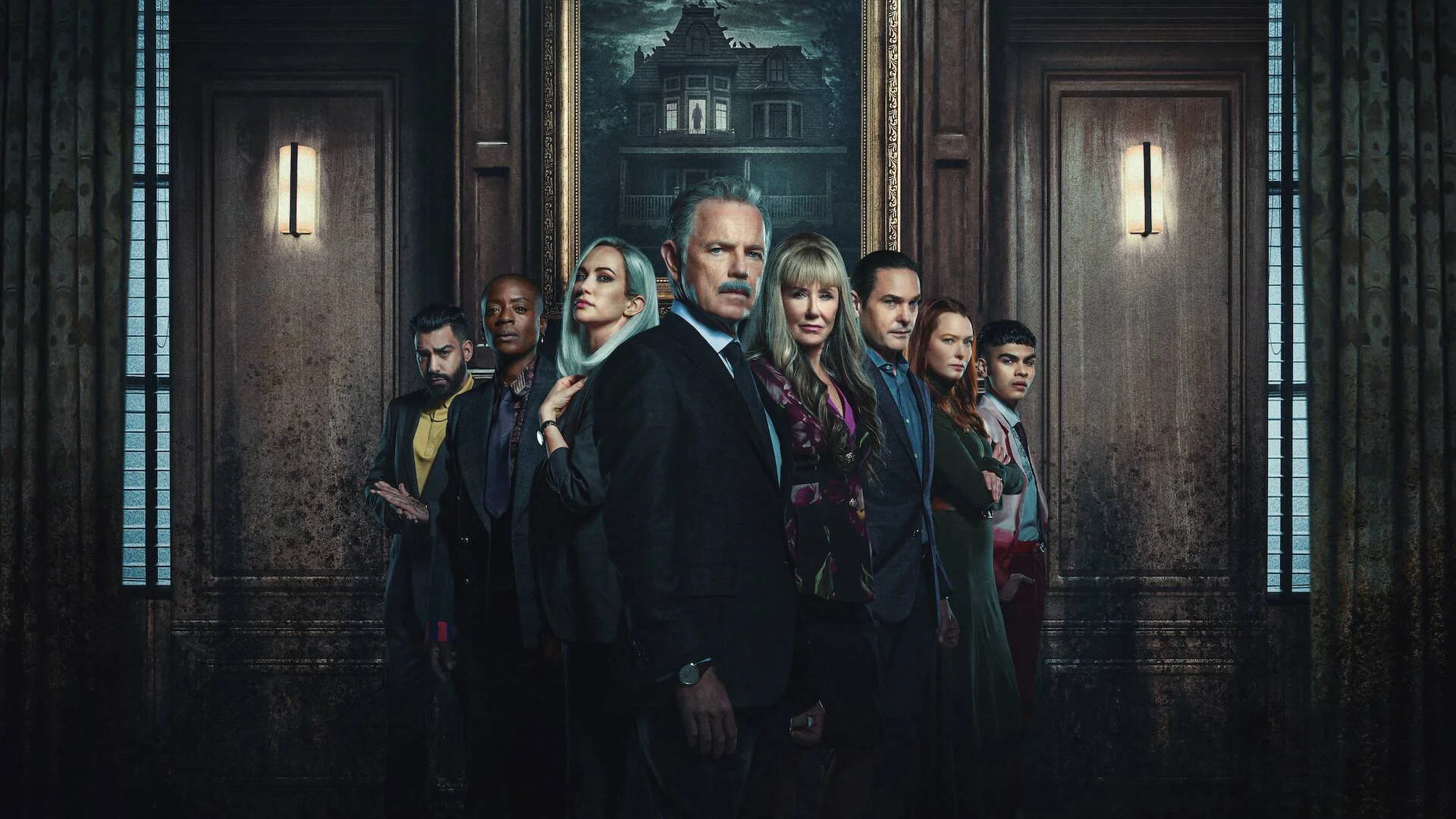 plakat serialu Netflix "Upadek domu Usherów"