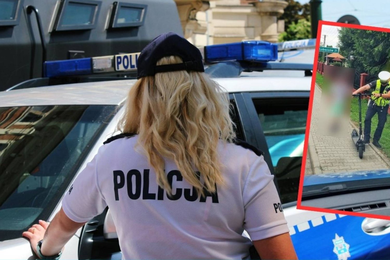 policja zatrzymała dziecko na hulajnodze elektrycznej