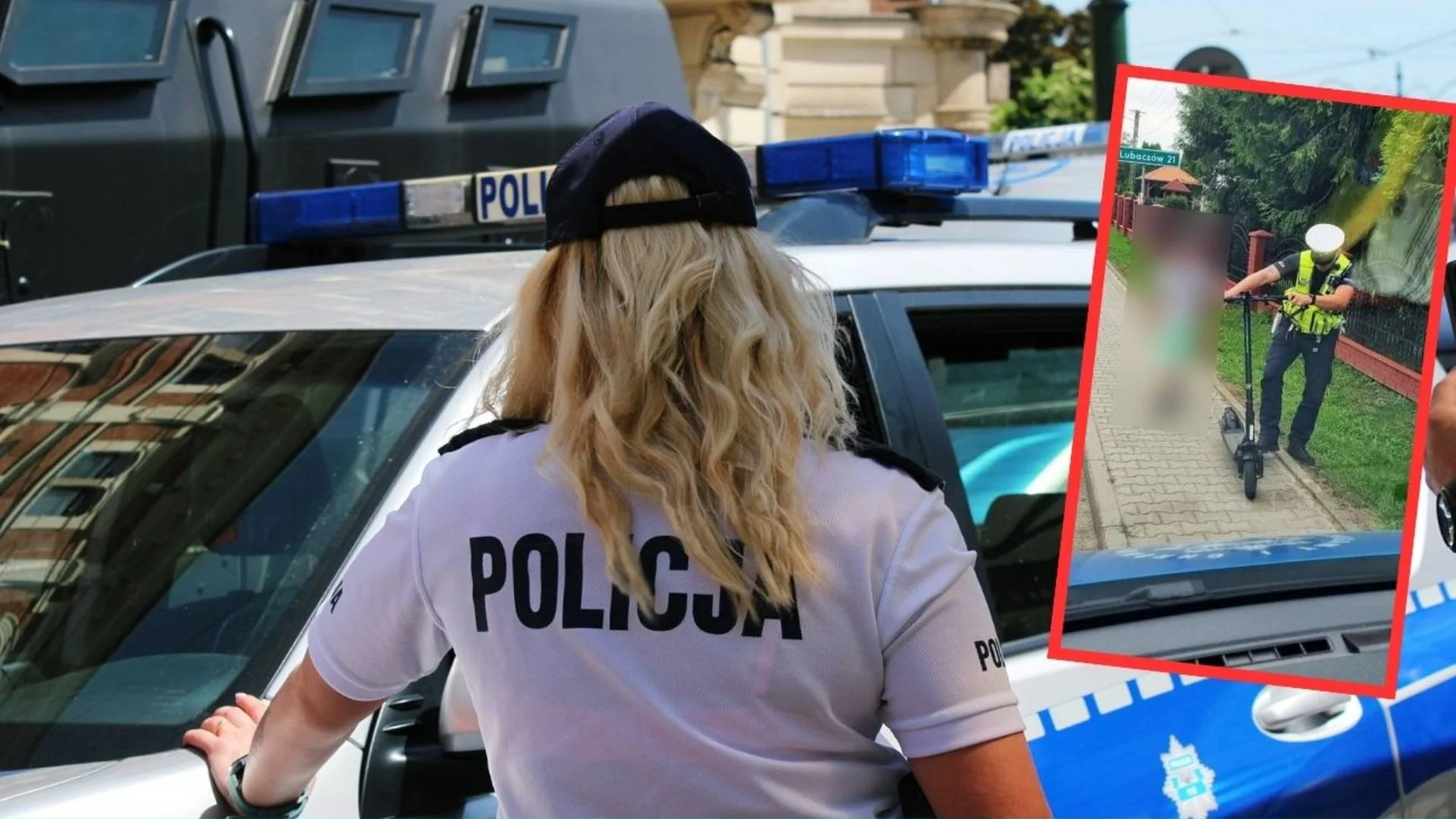 policja zatrzymała dziecko na hulajnodze elektrycznej
