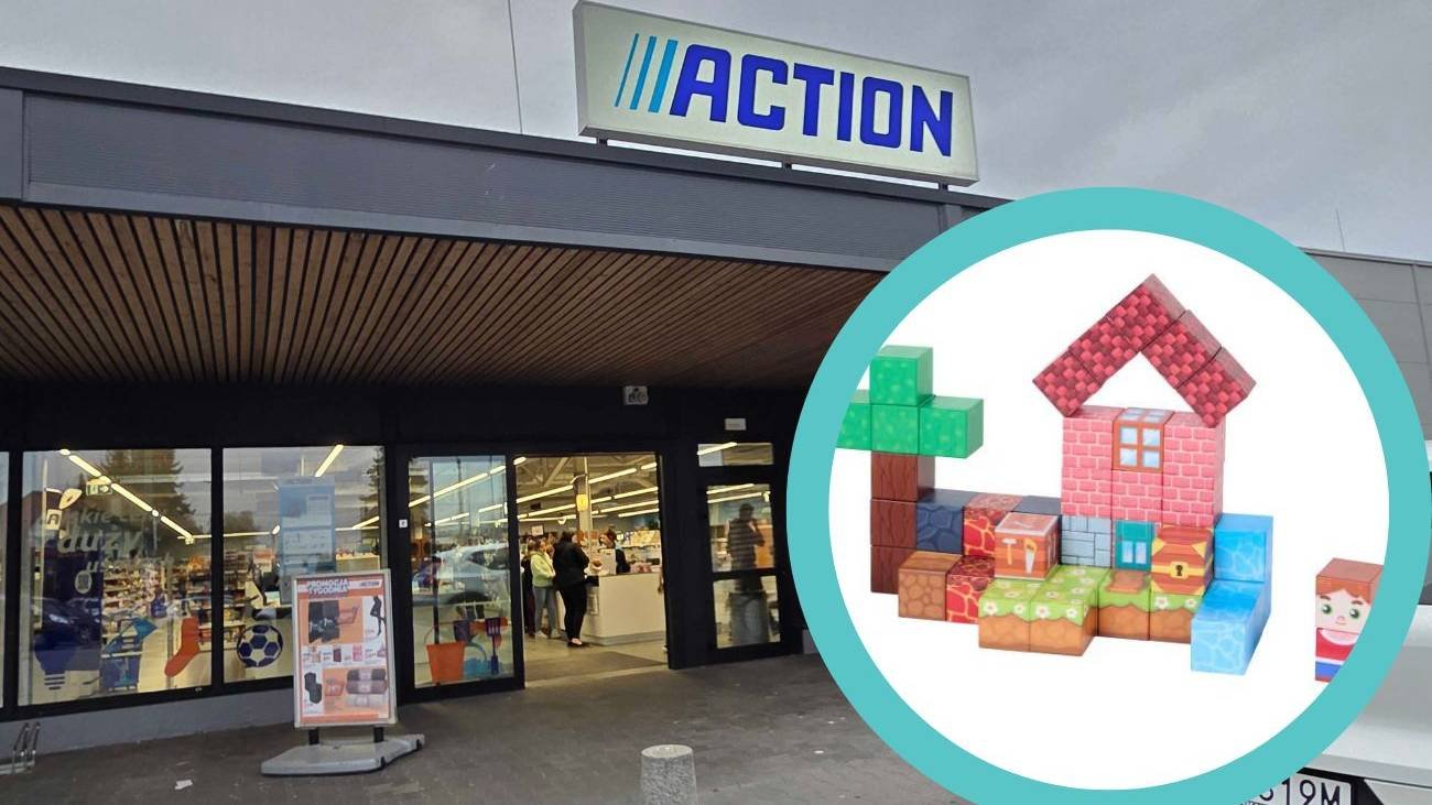 W Action hit za niecałe 25 zł. Dzieciaki uwielbiają zabawę tymi klockami
