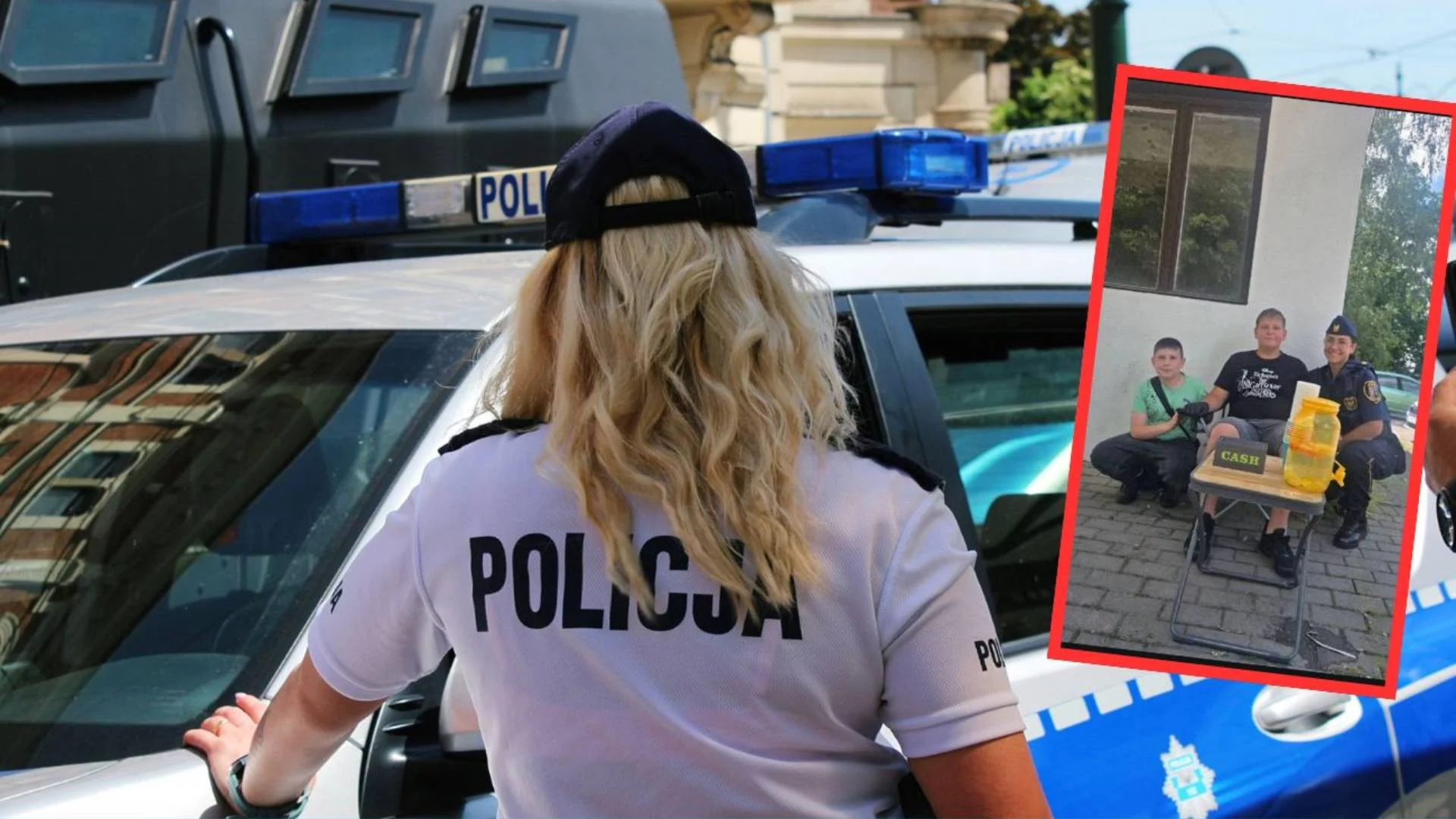 strażniczki miejskie pomogły chłopcu sprzedać lemoniadę strażniczki miejskie pomogły chłopcu sprzedać lemoniadę