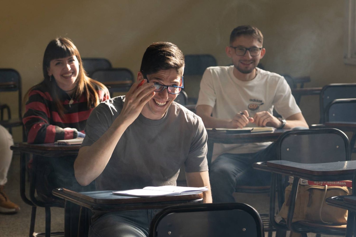 studenci na sali wykładowej studenci na sali wykładowej